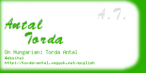 antal torda business card